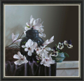 magnolia met viooltjes